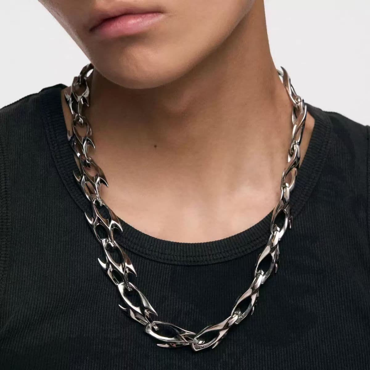 Mens And Womens Punk-style Minimalist Personalized Necklace