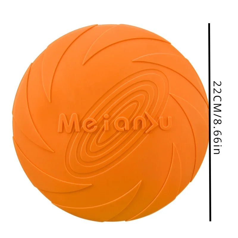 15/22cm Fashion Pet Dog Silicone Game Flying Saucer Dog Toy Flying Discs Trainning Interactive Toys Pet Supplies Flying Disc