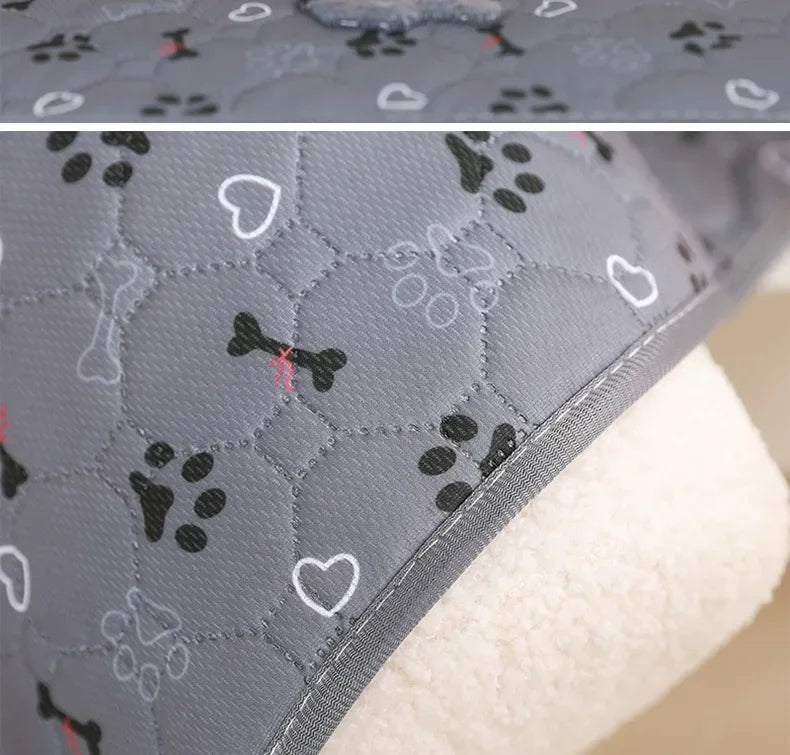 Reusable Dog Pee Pad Blanket Absorbent Diaper Washable Puppy Training Pad Pet Bed Urine Mat for Pet Car Seat Cover Pet Bed New