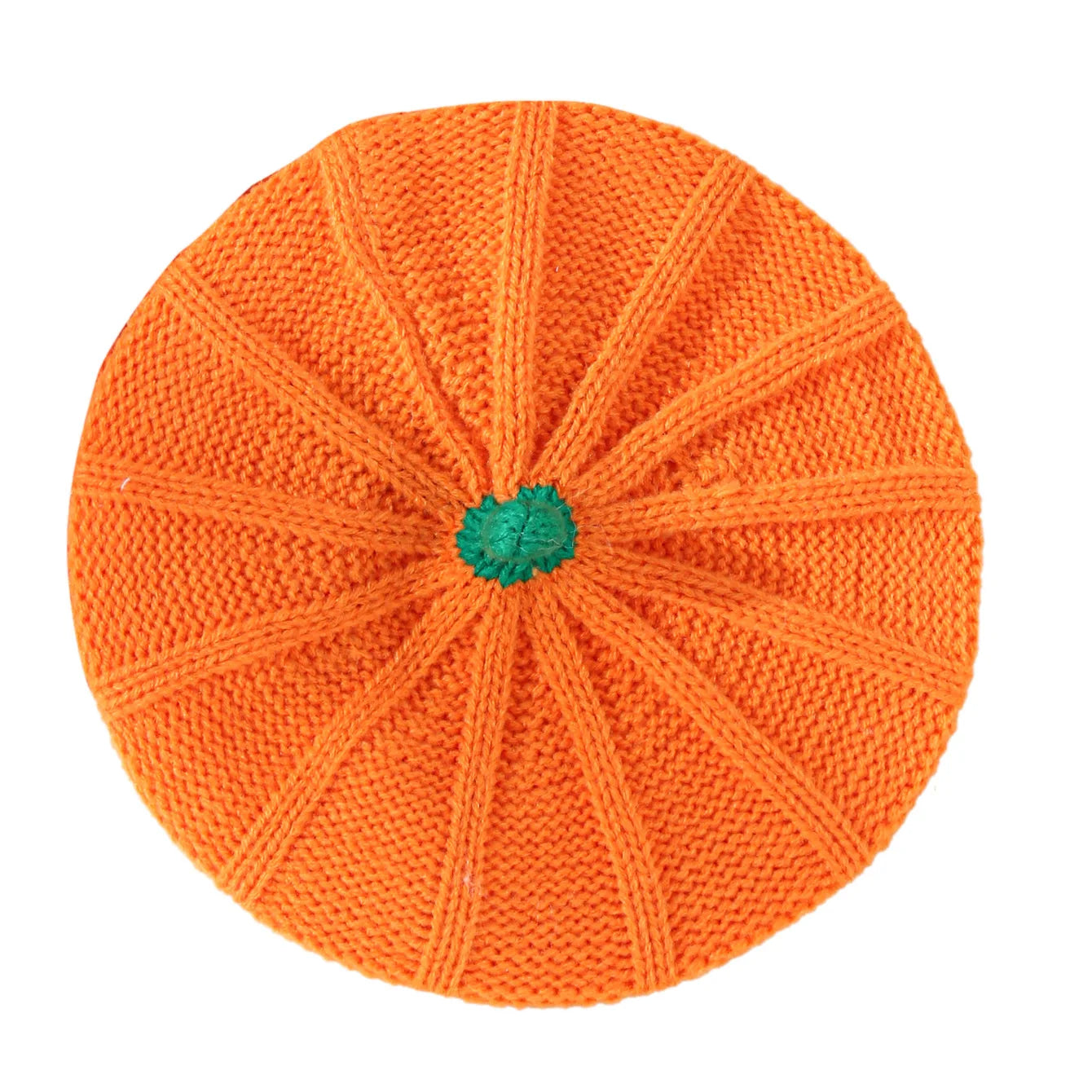 Halloween decoration pumpkin knitted hat cute adult children soft beret beanie hat Halloween party dress up parent-child hat