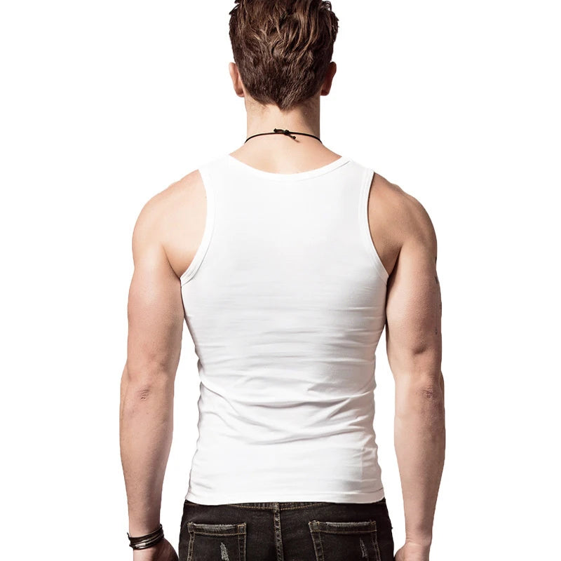 New Men's Vest, Gym Vest, Training, Fitness, Bodybuilding, Breathable Tops, L-3XL Men Bodybuilding Tank Top Gym Clothing Sport