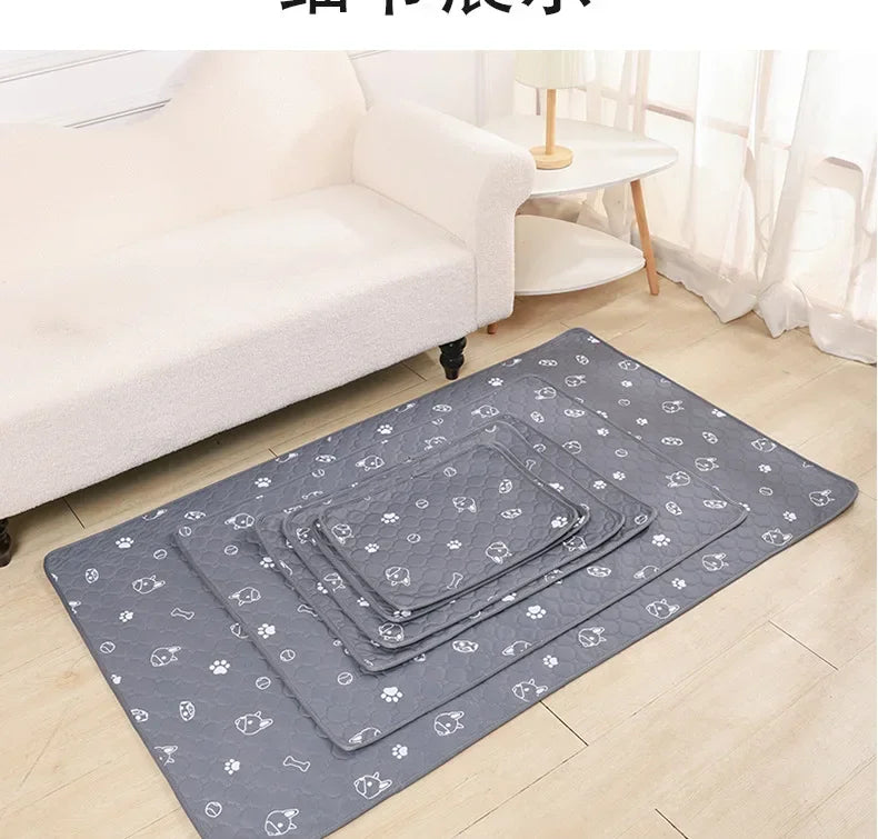 Reusable Dog Pee Pad Blanket Absorbent Diaper Washable Puppy Training Pad Pet Bed Urine Mat for Pet Car Seat Cover Pet Bed New