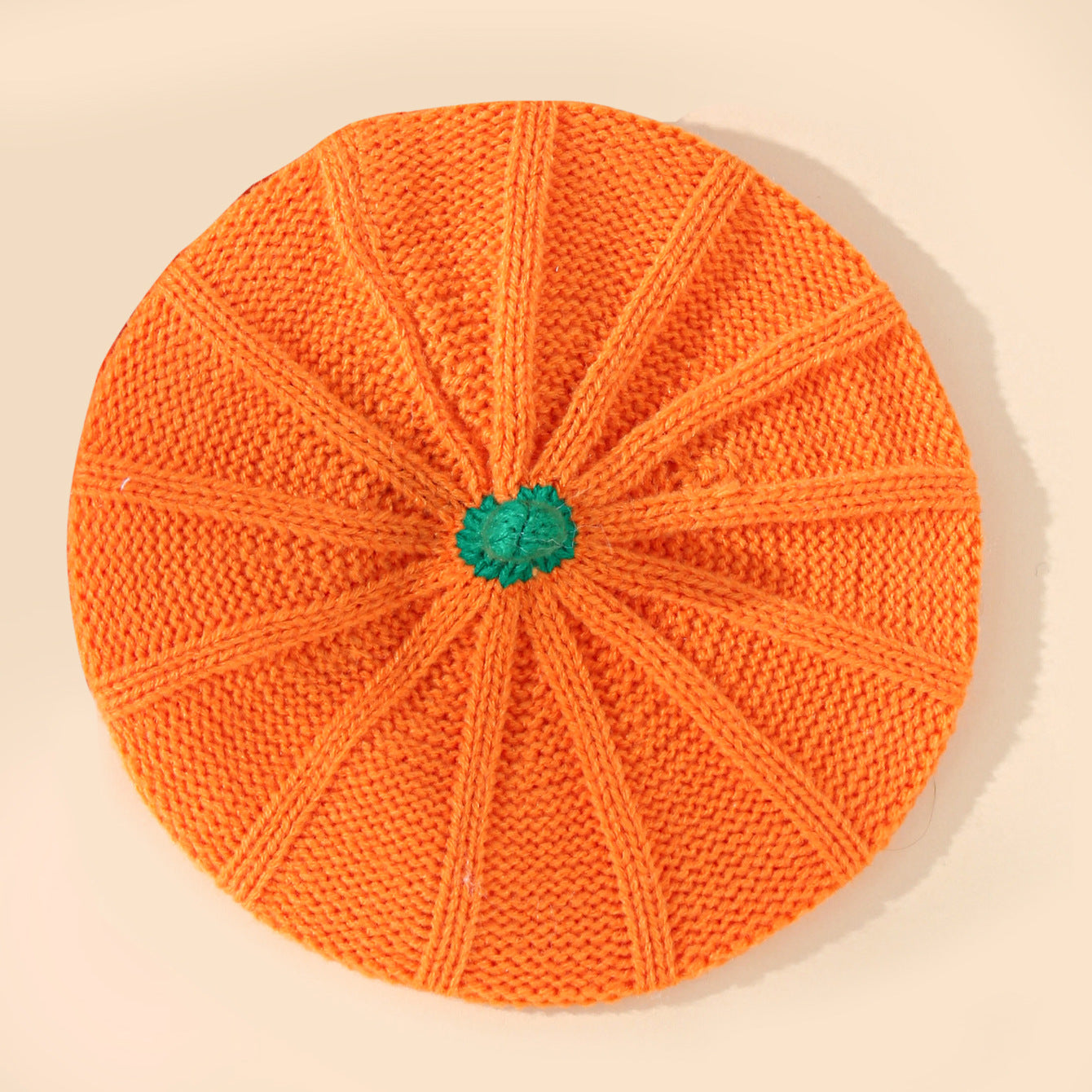 Halloween decoration pumpkin knitted hat cute adult children soft beret beanie hat Halloween party dress up parent-child hat