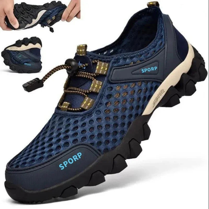 Breathable Sneakers Men Shoes 2024 Fashion Shoes For Men Climbing Hiking Shoes Men Outdoor Beach Wading Tenis Barefoot Sneakers