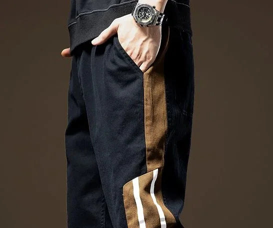 Male Trousers Trekking Autumn Men's Cargo Pants Slim High Quality Large Size Clothing Y2k Casual Street Loose Luxury Spandex Emo