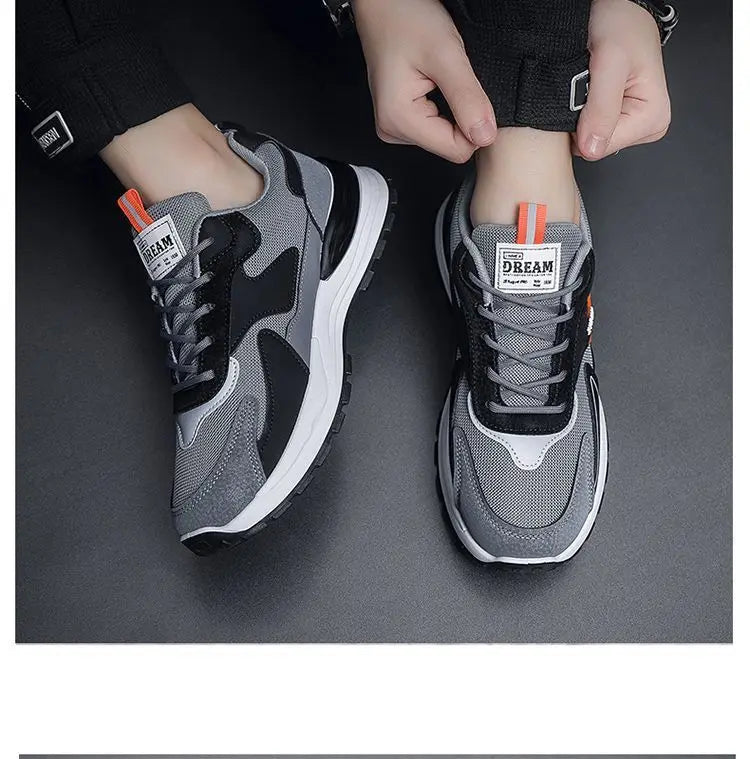 Men's Fashion Sneakers 2024 Autumn New Brand Design Comfortable Soft Soled Men Running Shoes Tenis Masculino