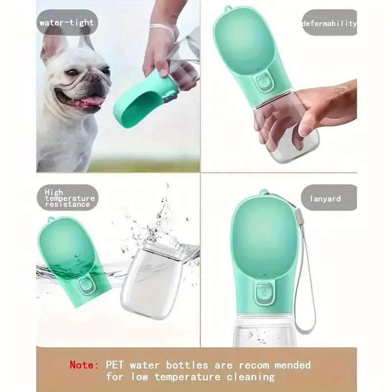 Pet Travel Water Bottle Portable Dog Water Bottle For Small Large Dogs Bowl Outdoor Walking Puppy Cat Drinking Bowl Dog Supplie