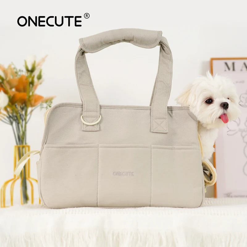 Portable Pet Carrier Bag Puppy Dog Messenger Shoulder Bags Mat Breathable Load Without Mat Outdoor Transport Bag