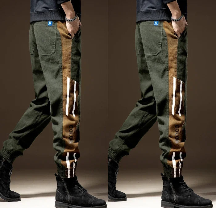 Male Trousers Trekking Autumn Men's Cargo Pants Slim High Quality Large Size Clothing Y2k Casual Street Loose Luxury Spandex Emo