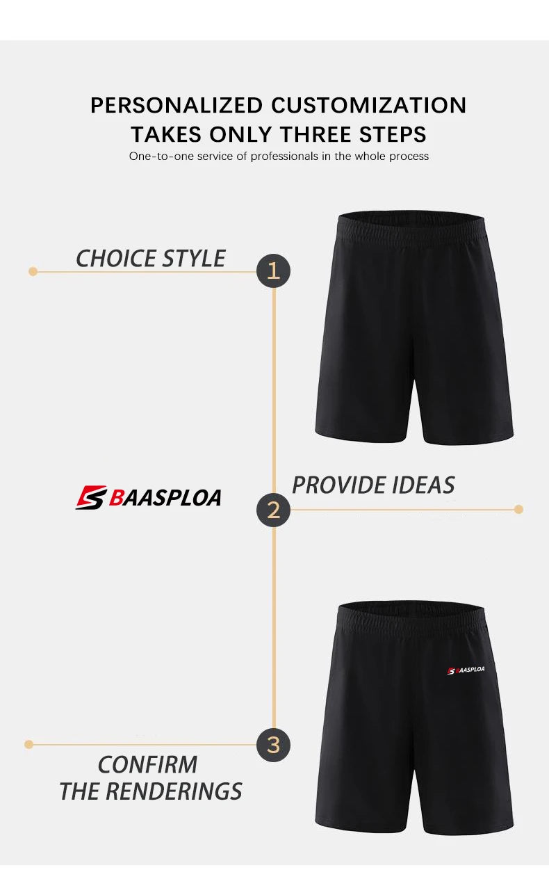 Baasploa Mens Gym Training Shorts Men Sports Casual Clothing