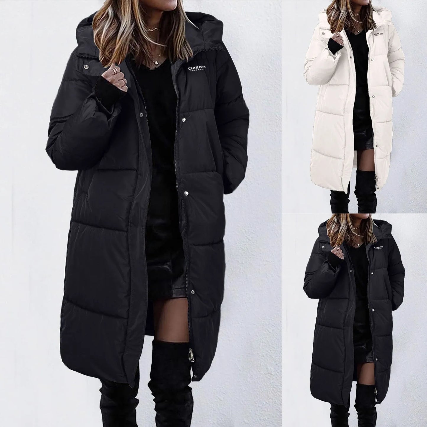 Women's Autumn Winter Down Coat Jacket Long Solid Puffer Korea Female Parkas Warm Winter Outerwear Jacket for Women New