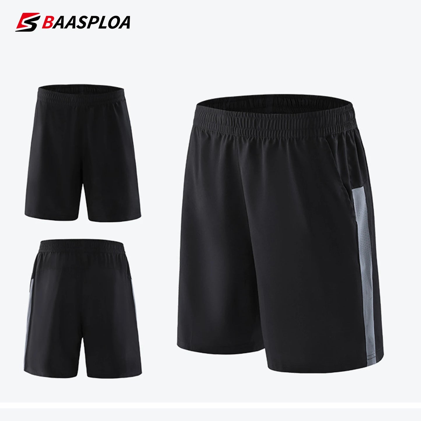 Baasploa Mens Gym Training Shorts Men Sports Casual Clothing