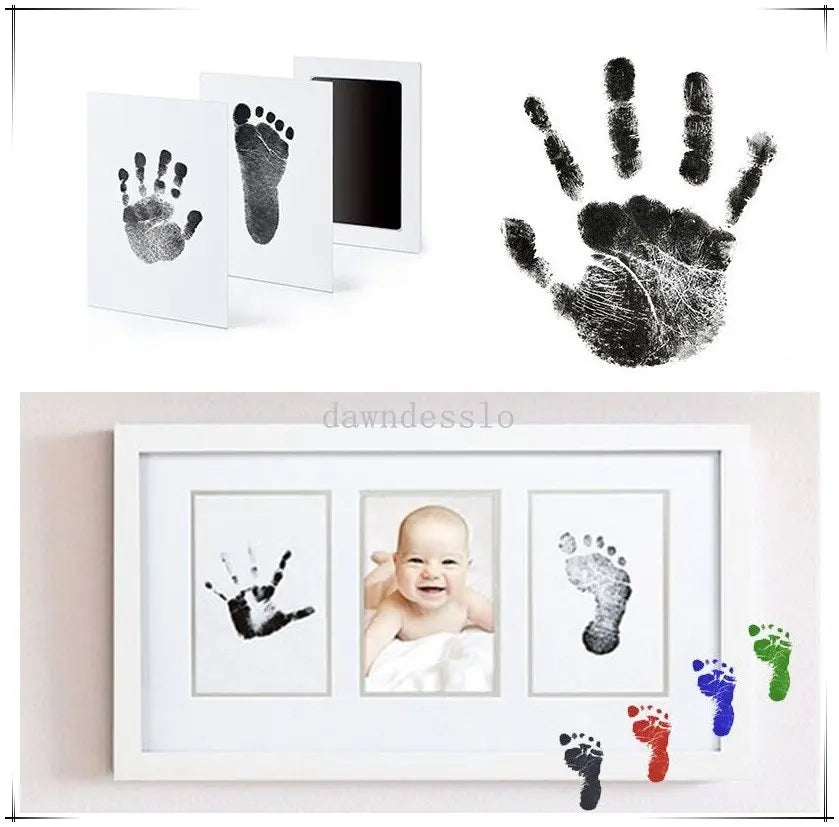 Pet Dog Footprint Handprint Pad Safe Non-toxic Printing Pad Pet Footprint Baby Paw Print Pad Footprint Pad Ink-free