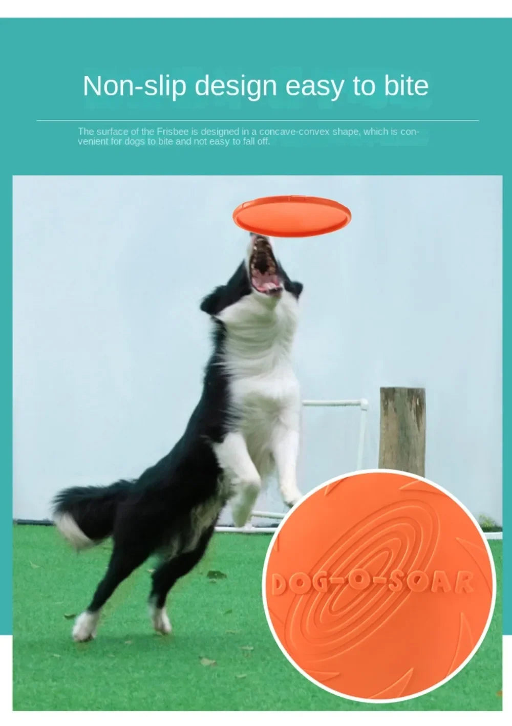 15/22cm Fashion Pet Dog Silicone Game Flying Saucer Dog Toy Flying Discs Trainning Interactive Toys Pet Supplies Flying Disc