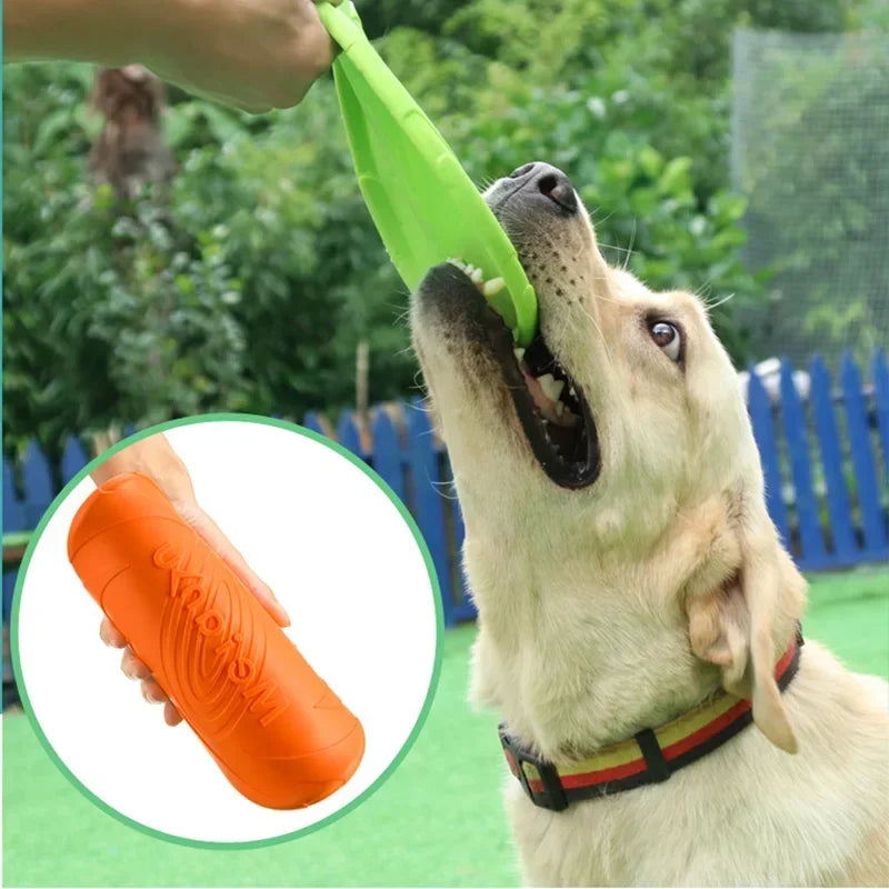 15/22cm Fashion Pet Dog Silicone Game Flying Saucer Dog Toy Flying Discs Trainning Interactive Toys Pet Supplies Flying Disc