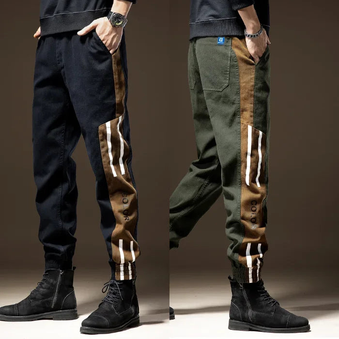 Male Trousers Trekking Autumn Men's Cargo Pants Slim High Quality Large Size Clothing Y2k Casual Street Loose Luxury Spandex Emo