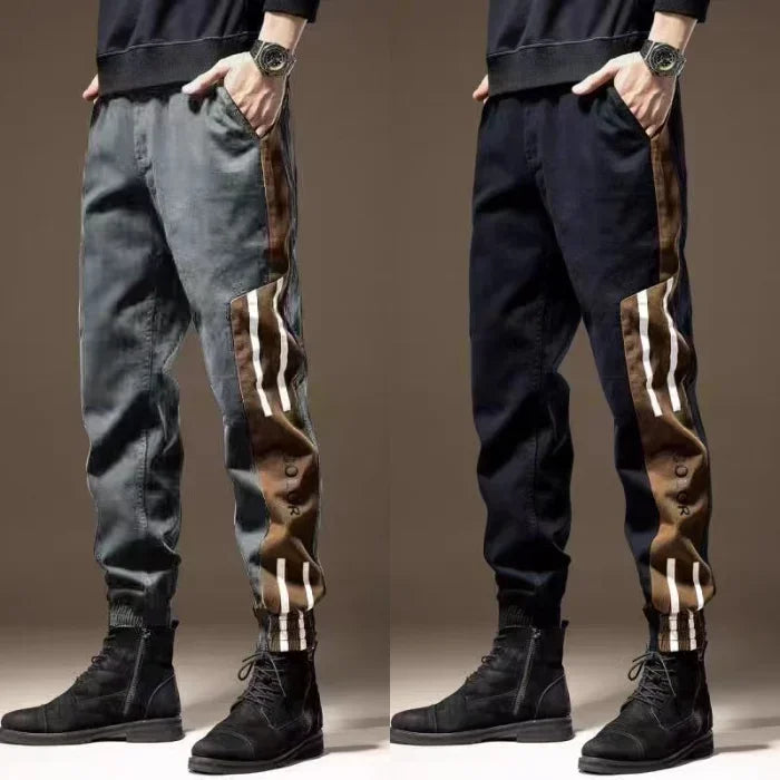 Male Trousers Trekking Autumn Men's Cargo Pants Slim High Quality Large Size Clothing Y2k Casual Street Loose Luxury Spandex Emo