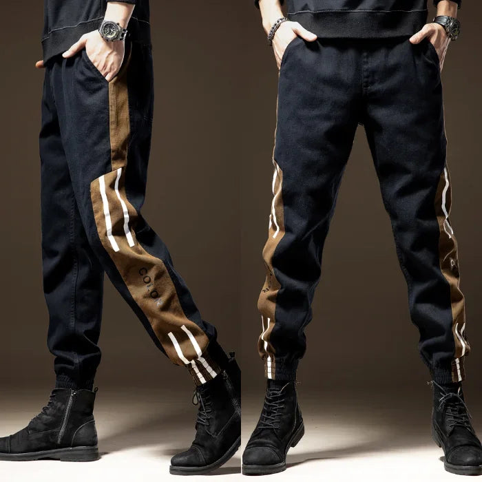 Male Trousers Trekking Autumn Men's Cargo Pants Slim High Quality Large Size Clothing Y2k Casual Street Loose Luxury Spandex Emo