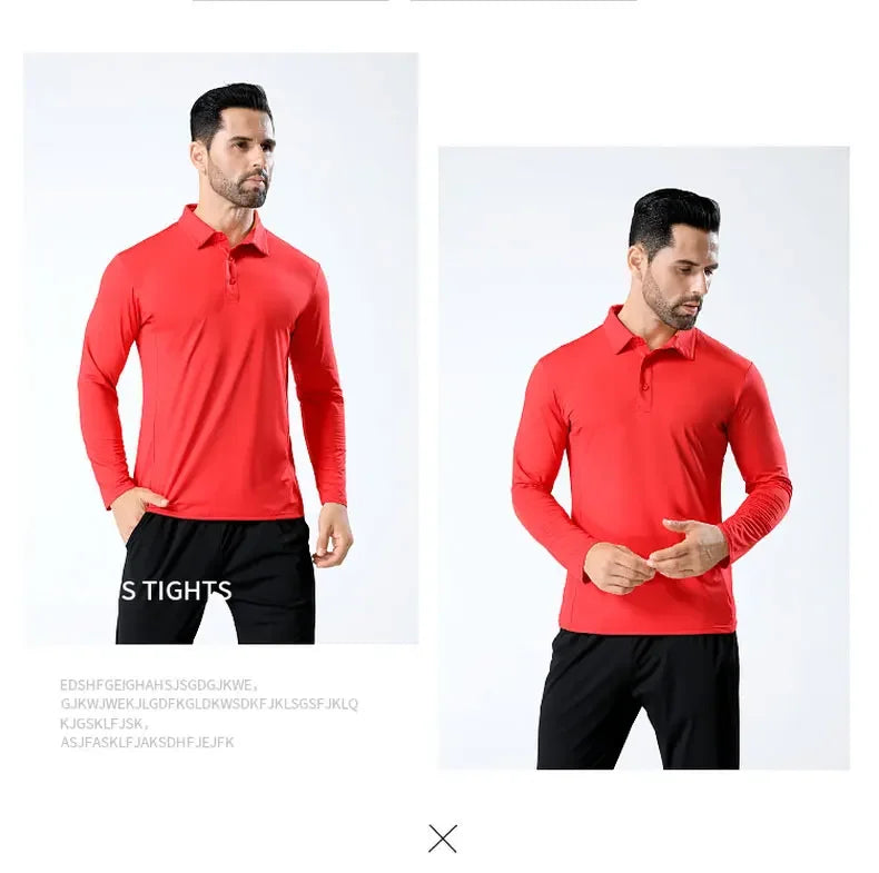 Men Sport T-shirt Breathable Training Long Sleeved Sweatshirt Badminton Clothing Fitness High Elastic Tights Casual Shirts Tops